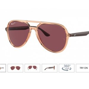 Ray ban polarized aviator sunglasses